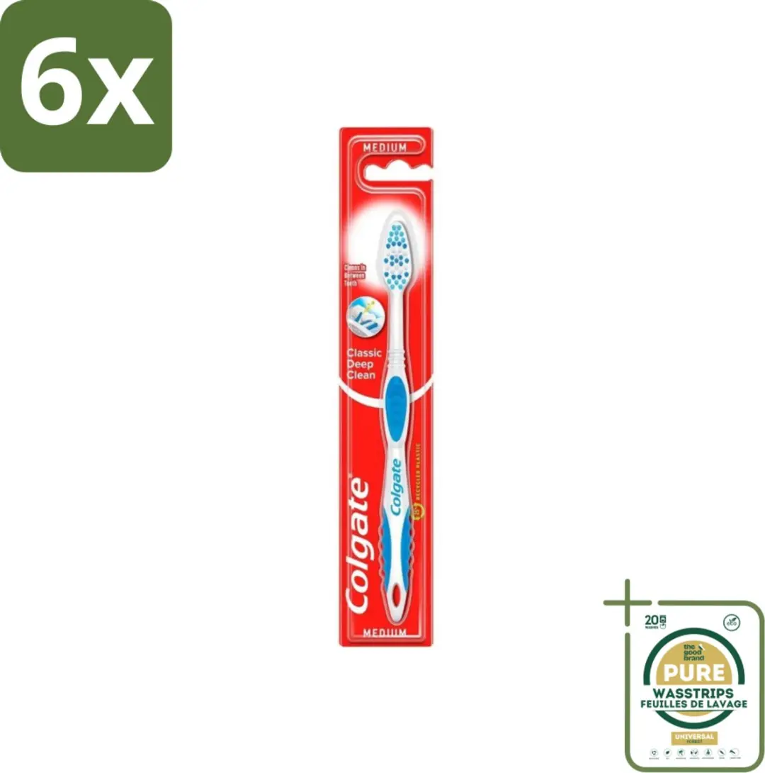 Colgate Classic Deep Clean Medium Tandenborstels