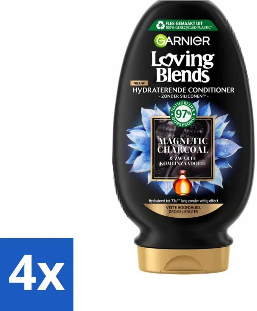 Garnier Loving Blends Magnetic Charcoal Conditioner 250ml