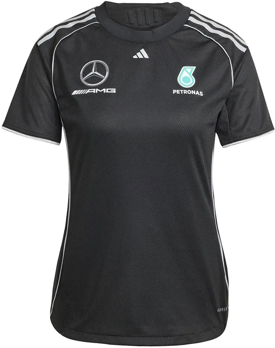 Adidas Mercedes Amg Petronas F1 Team Mc T-shirt Met Korte Mouwen Zwart L Vrouw