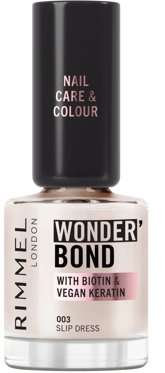 Rimmel Wonder'bond Care+Color Nail Polish 003 Slip Dress - 12ml