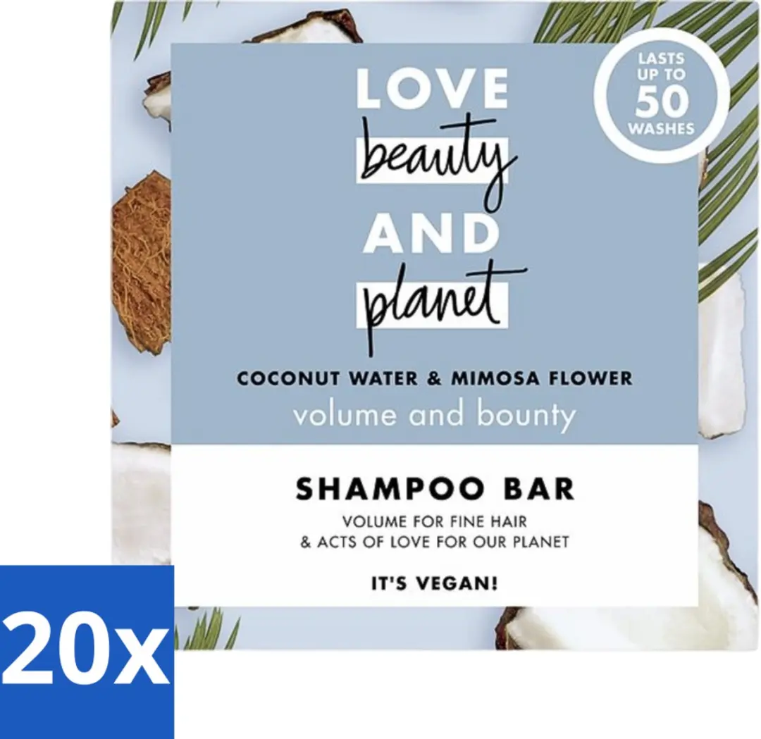 Love Beauty and Planet Shampoo Bar Coconut Water & Mimosa Flower