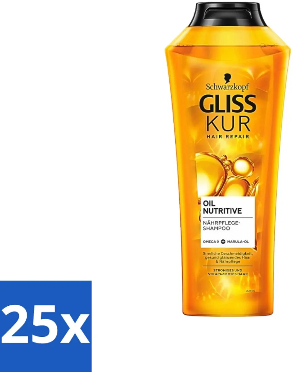 Gliss Kur Oil Nutritive Shampoo 400ml