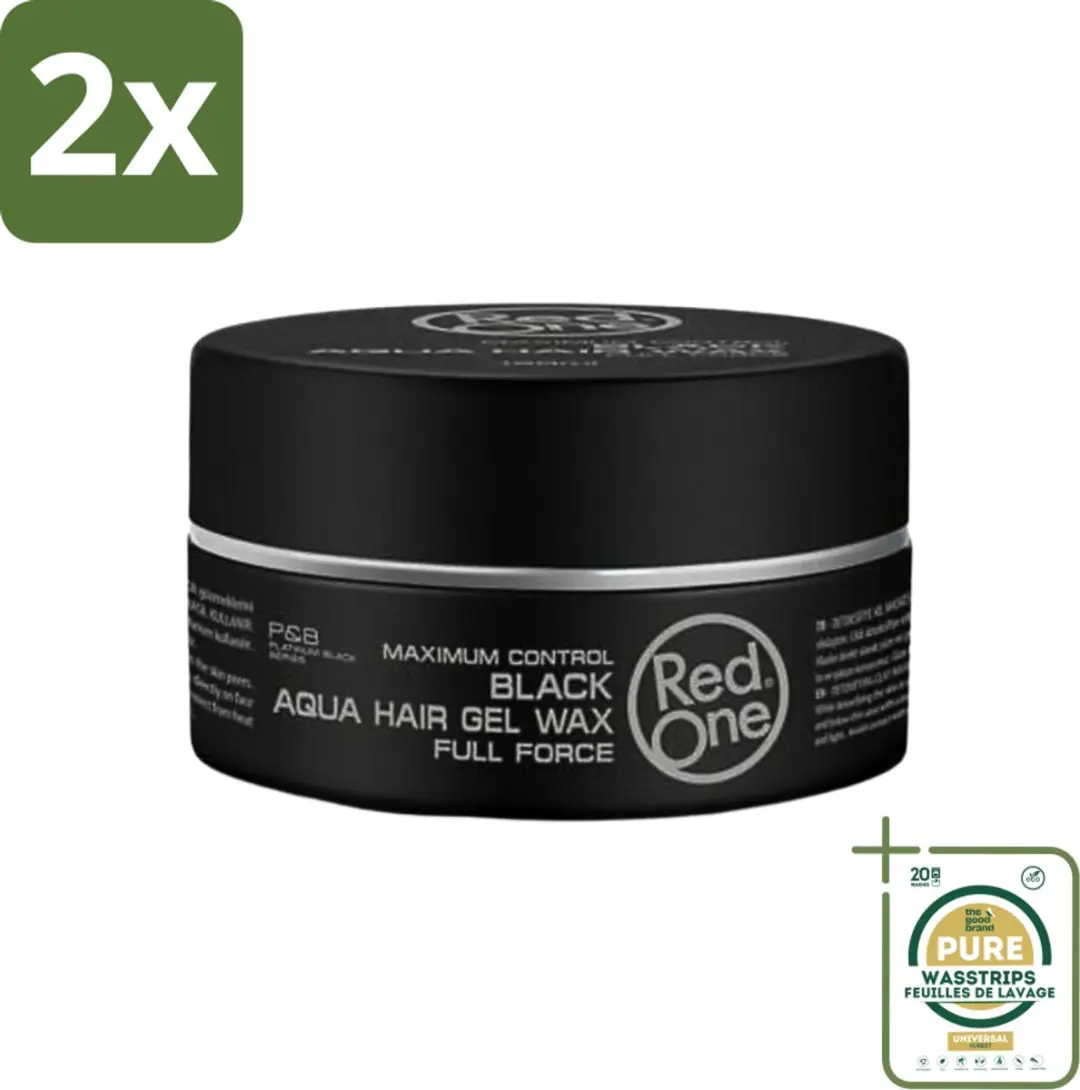 Red One Aqua Hair Gel Wax Black