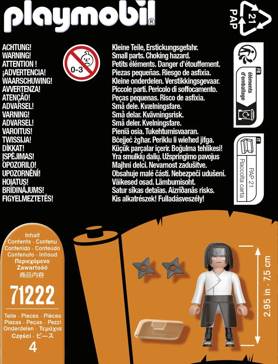 Playmobil Naruto Neji - 71222 - afbeelding 6 van 6