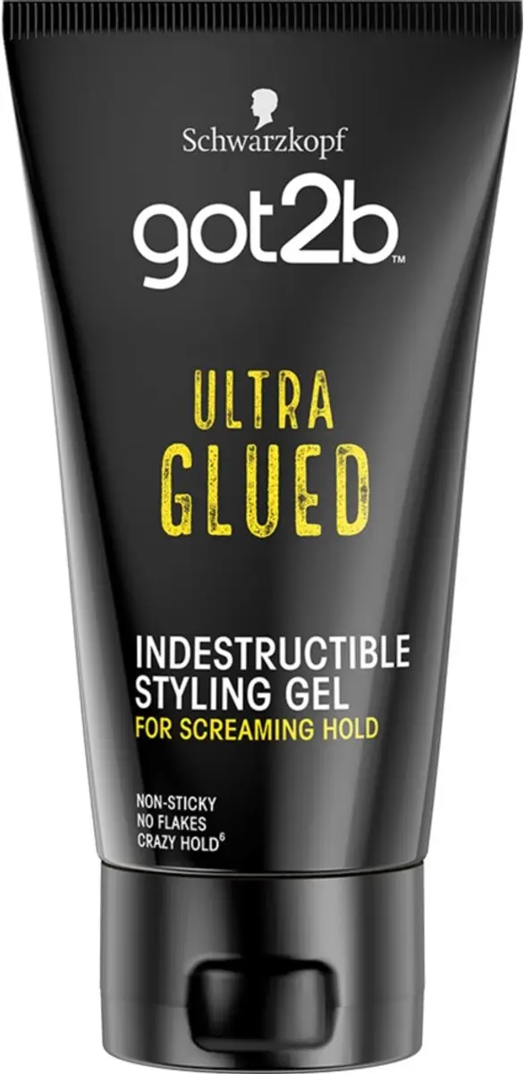 Schwarzkopf Got2b Ultra Glued Gel 150ml - 5 Stuks
