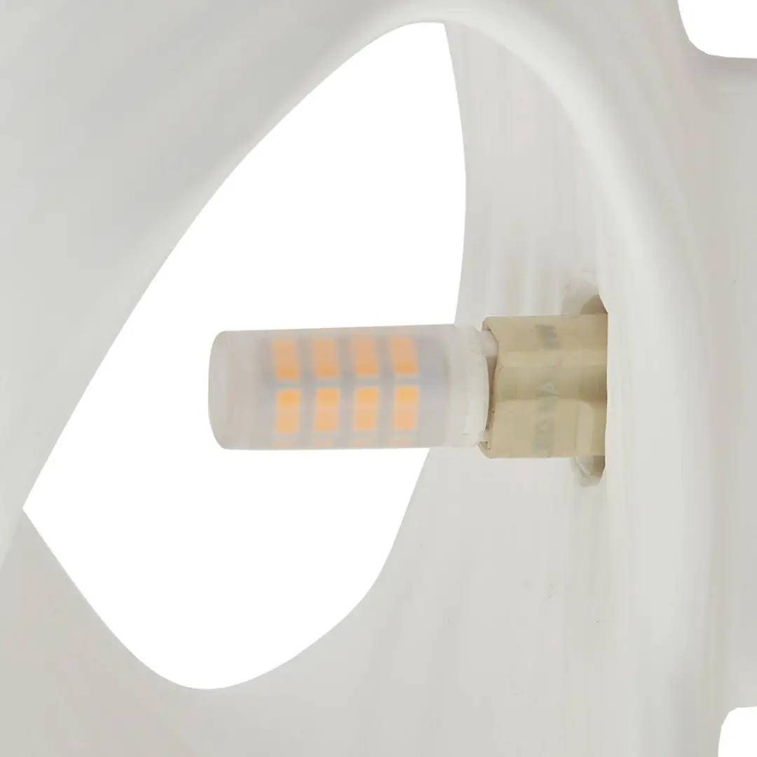 Lindby Wandlamp G9 8W - Zandwit