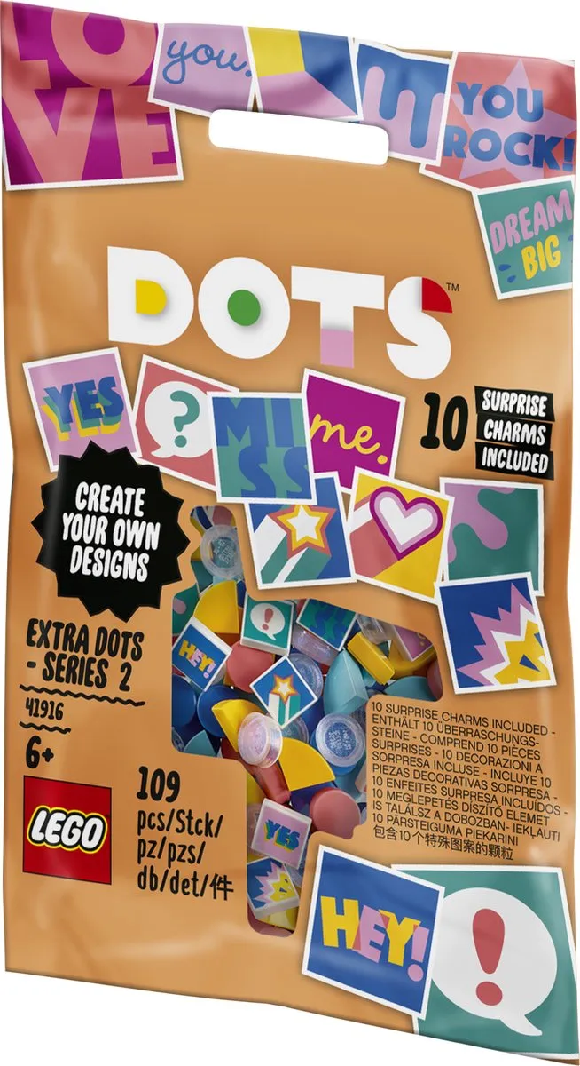 LEGO DOTS Extra DOTS Serie 2 Armbandset 41916 - 109 Stuks - afbeelding 6 van 6