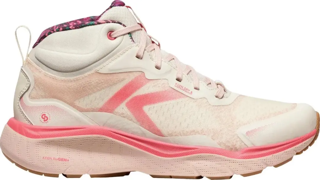 Damesschoenen Keen Wmns Leiki Mid Wp Birch/Cameo Rose White - 38