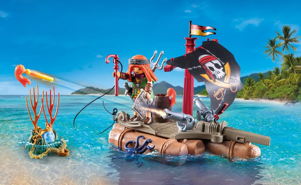 Playmobil Pirates Piratenvlot met schat 71794 - Multicolor