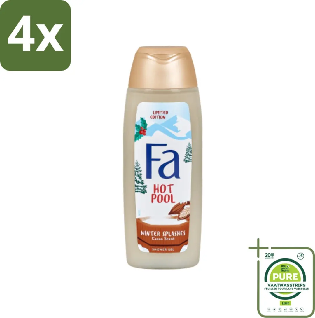 Fa Winter Splashes Hot Pool Cacao Douchegel 1000ml