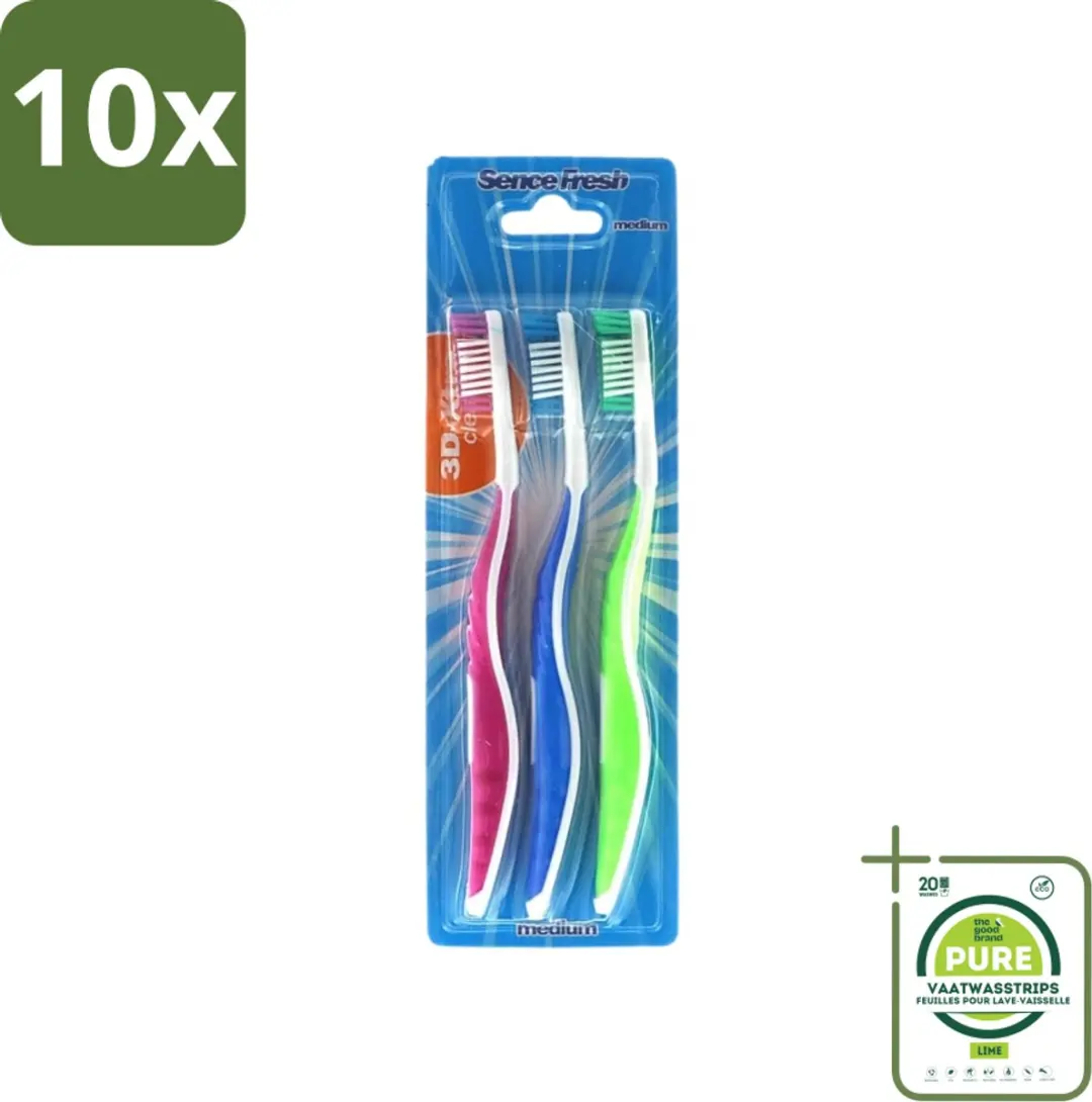 Sence Fresh 3D Extra Clean Tandenborstels Medium