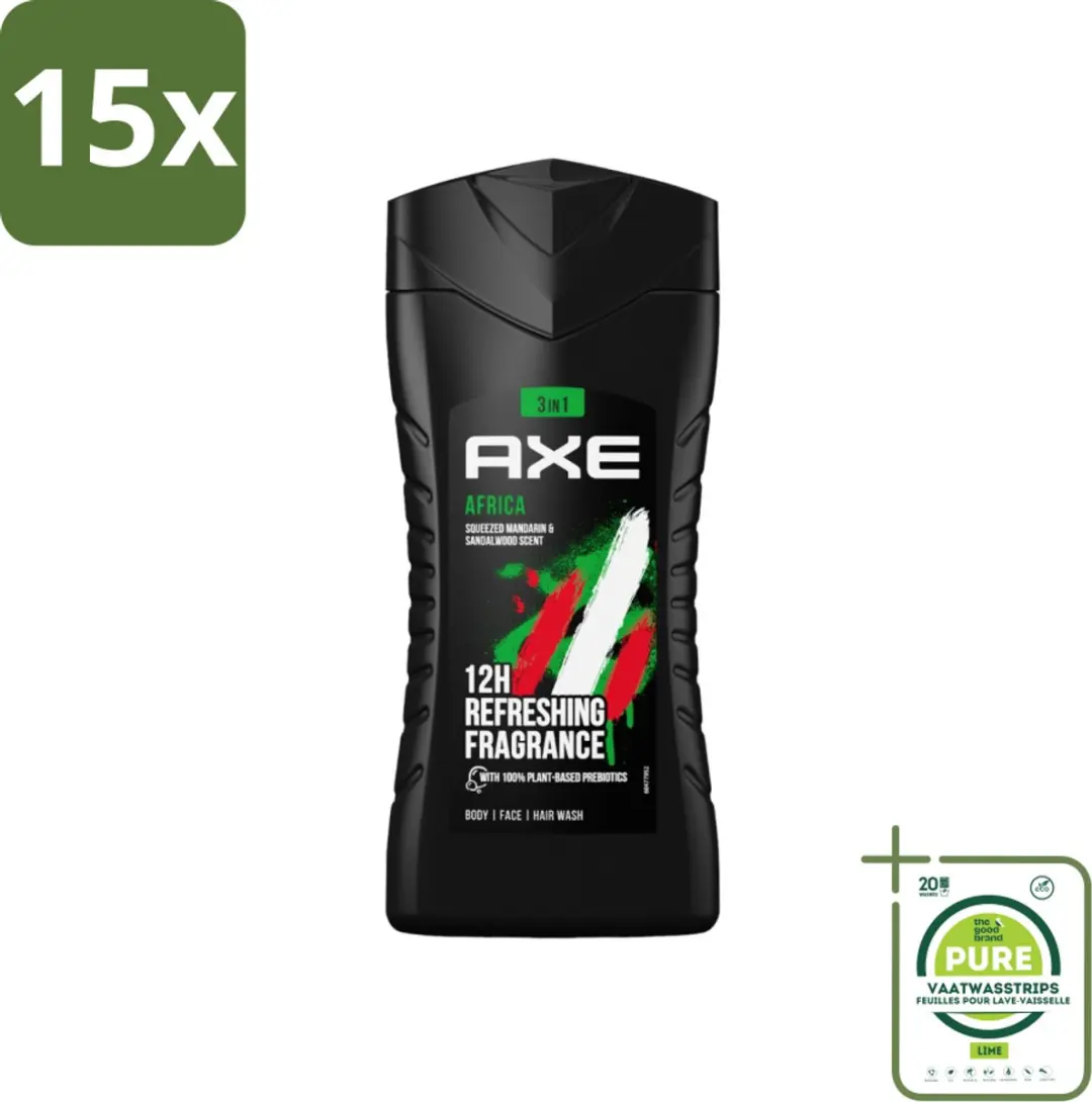 Axe Africa Douchegel 3-in-1