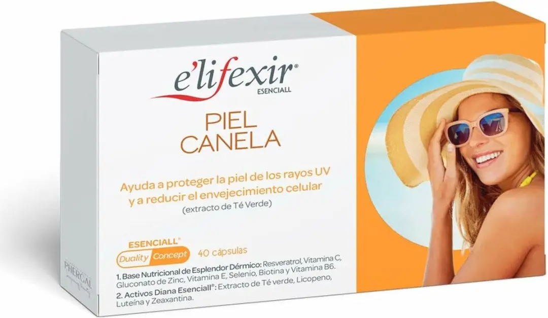 E'lifexir Piel Canela Sun Protection Capsules 3ml - 40 Stuks