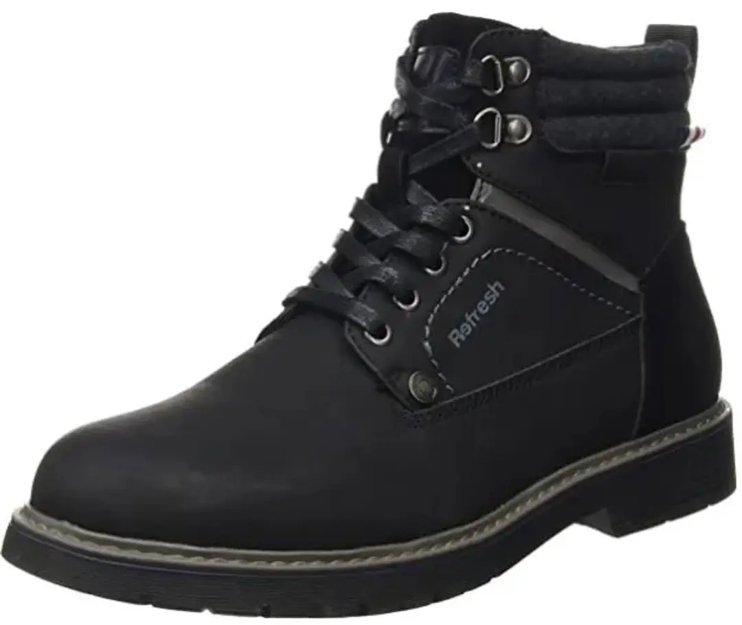 Herenschoenen Refresh Zwart Enkellaarzen Heren Zwart