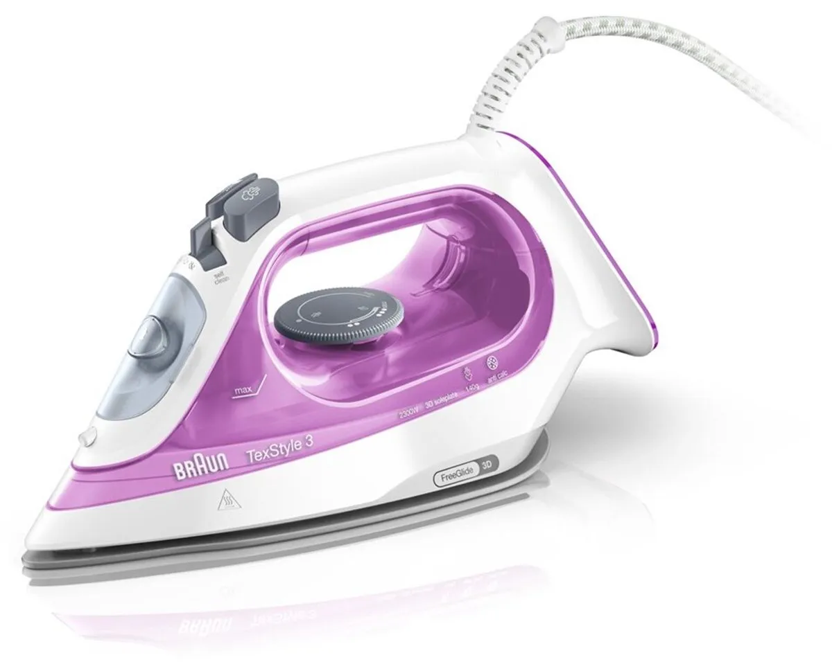 Braun Texstyle 3 SI3031PU Stoomstrijkijzer - 2400W - 270ml - Paars