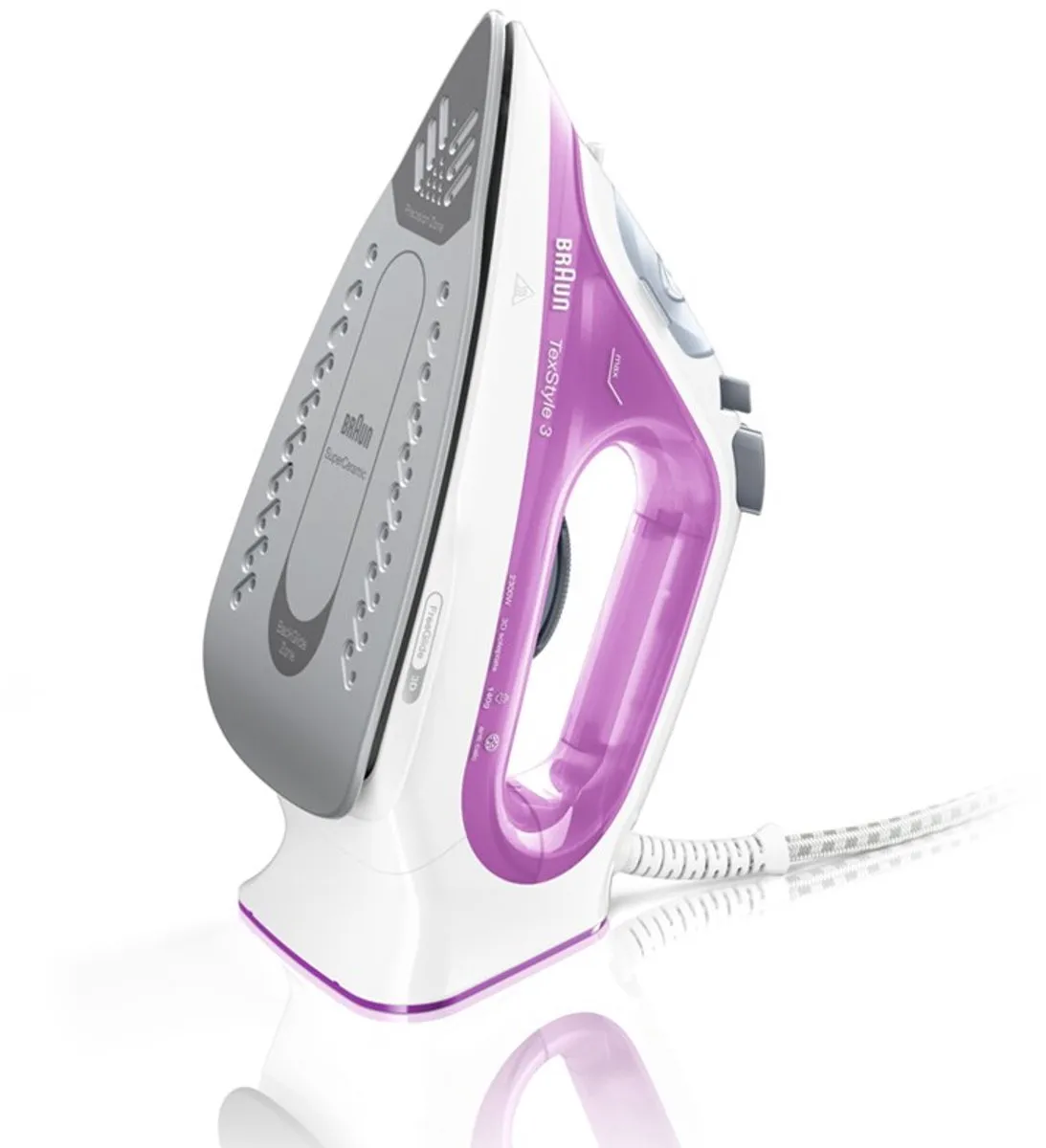 Braun Texstyle 3 SI3031PU Stoomstrijkijzer - 2400W - 270ml - Paars