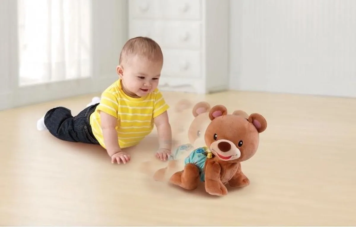 VTech Baby Kruip & Leer Babybeer - Interactief Speelgoed - Knuffel - Voor Jongens en Meisjes - Cadeau - Van 9 tot 36 maanden