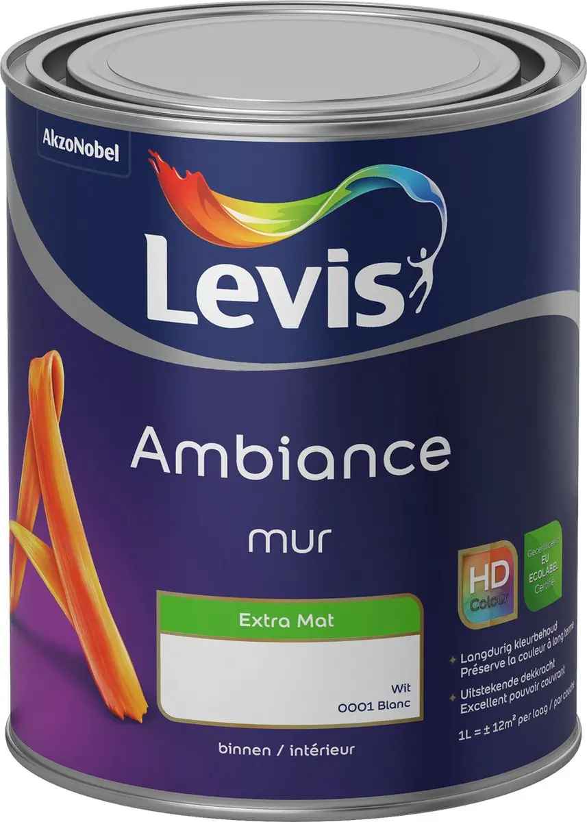 Levi's Ambiance Mur Extra Mat Wit
