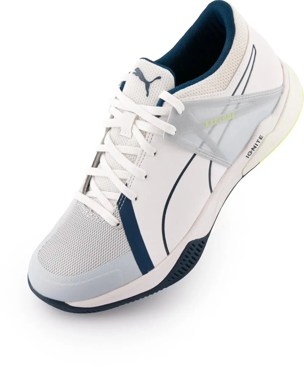 Puma Unisex Explode Xt Hybrid 2 Wit-grijs-geel Wit - 44.5