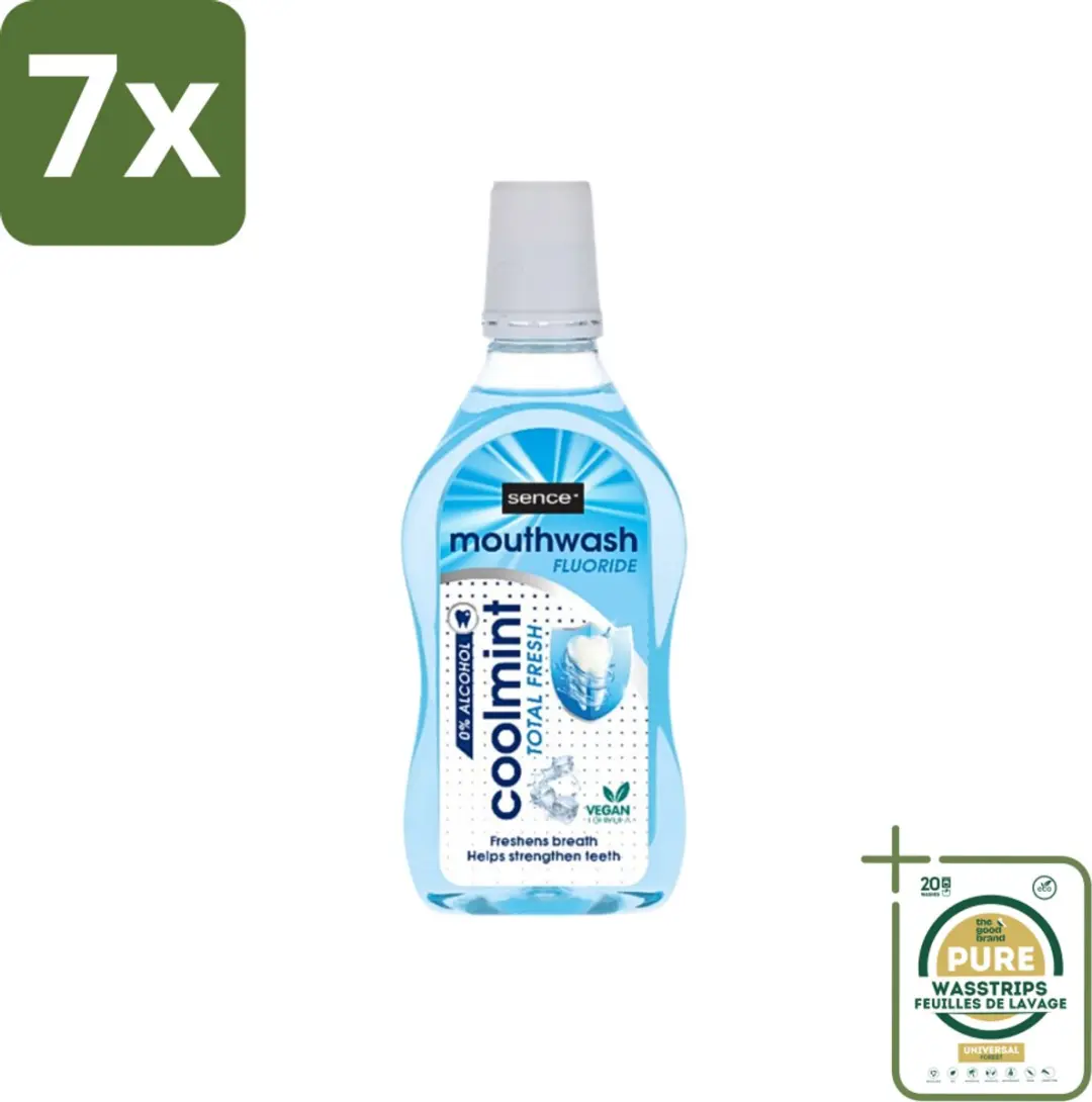 Sence Fresh Coolmint Mondwater 3500ml (7x500ml) - Fluoride