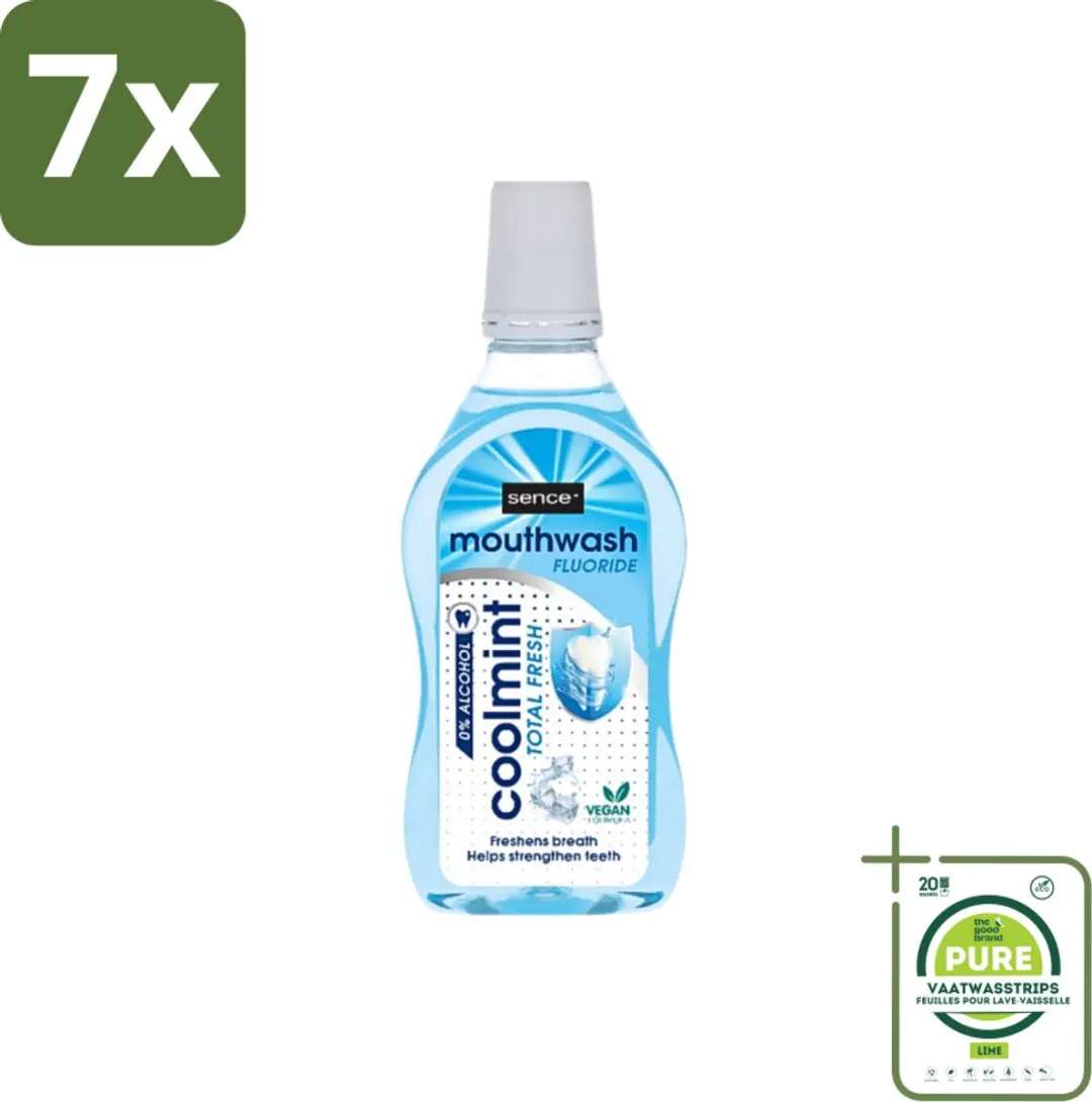 Sence Fresh Coolmint Mondwater 3500ml (7x500ml)