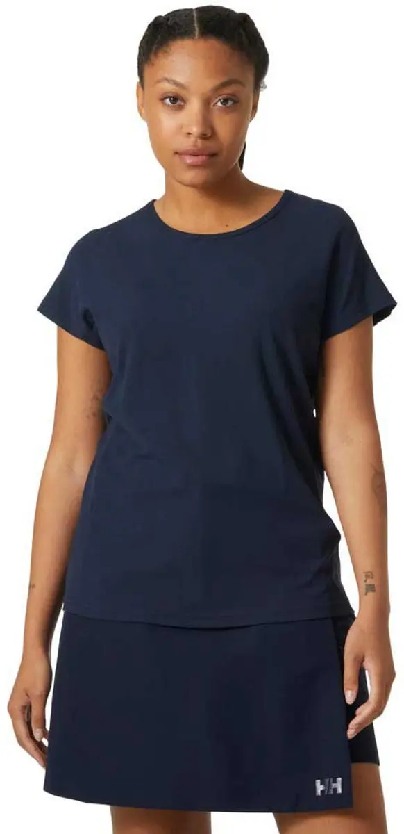 Helly Hansen Crewline T-shirt Met Korte Mouwen Blauw XS Vrouw