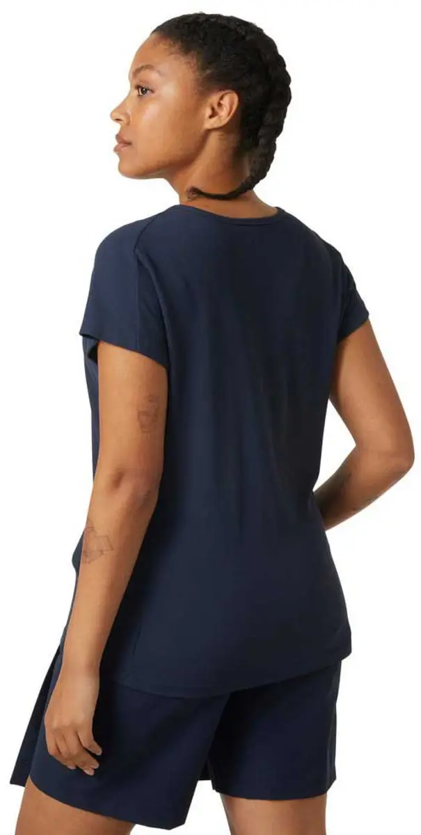 Helly Hansen Crewline T-shirt Met Korte Mouwen Blauw XS Vrouw