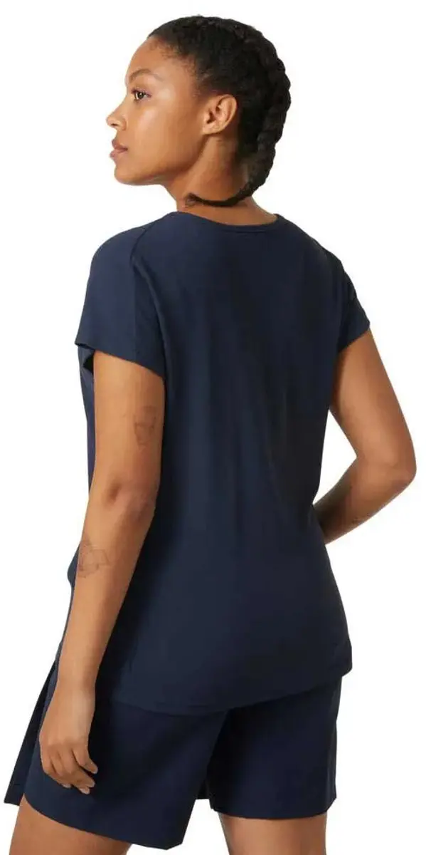 Helly Hansen Crewline T-shirt Met Korte Mouwen Blauw XS Vrouw