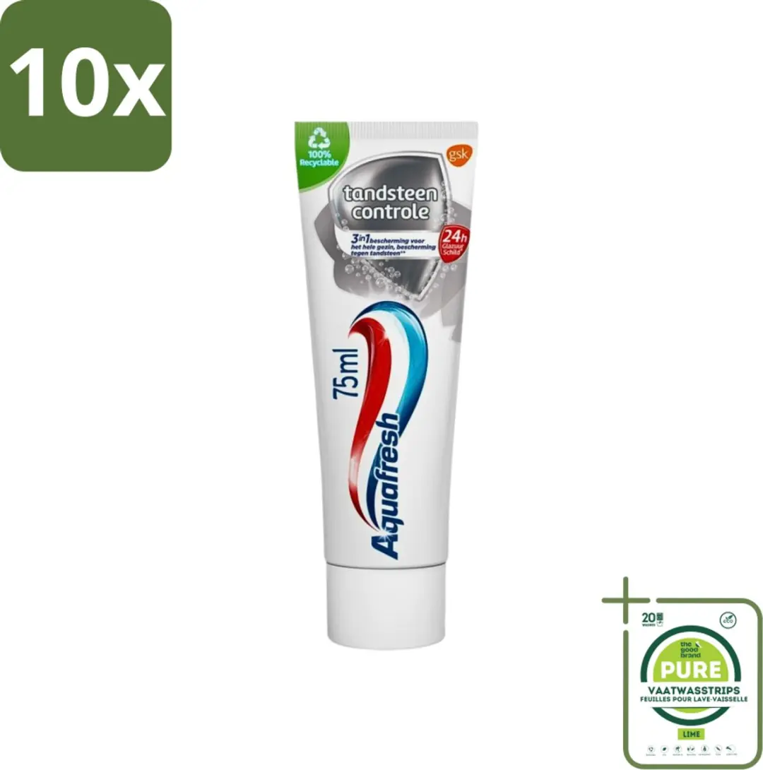 Aquafresh Tandpasta Tandsteen Controle 75ml