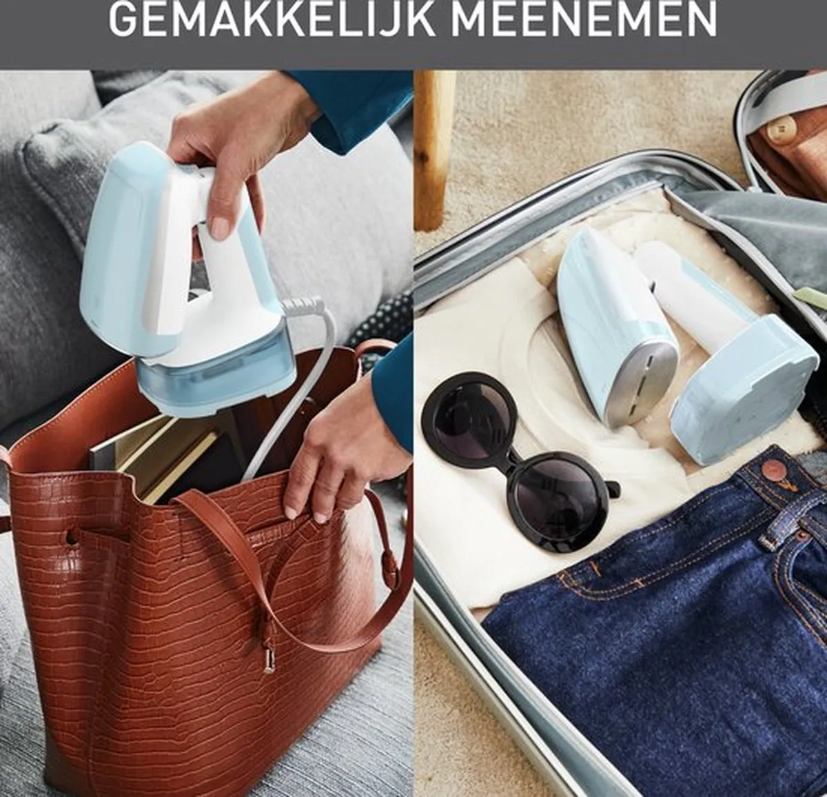 Tefal Access Steam Pocket DT3041 Kledingstomer - 1300W - Blauw/Wit