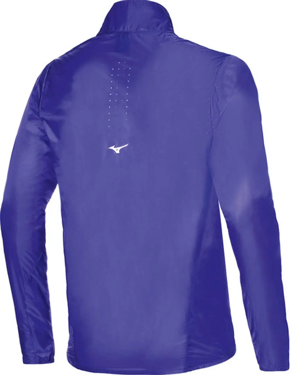 Mizuno Aero Jacket Heren - sportjas - donkerblauw - maat M