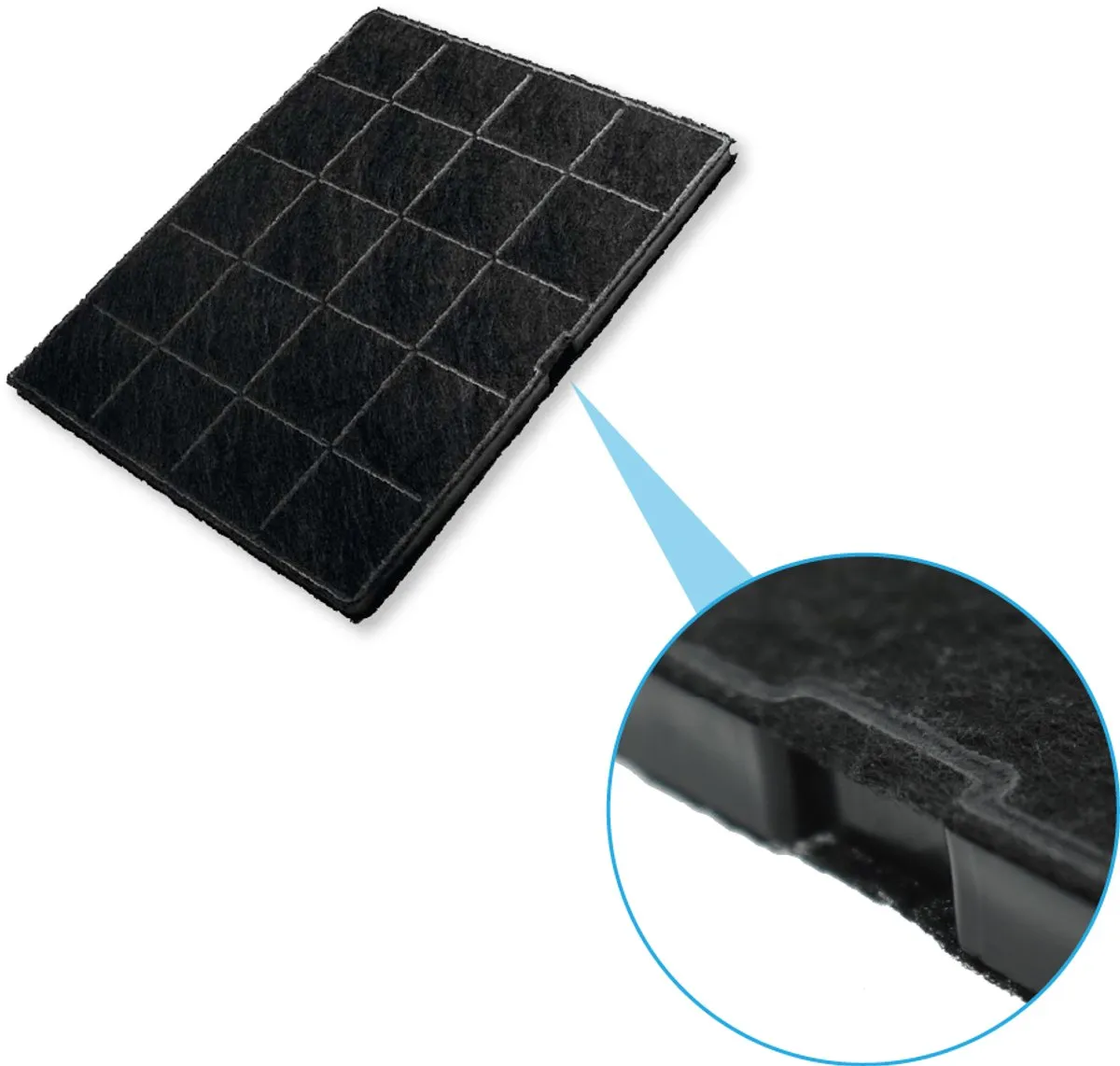 AEG Koolstoffilter ECFB01 9029798767 - Zwart