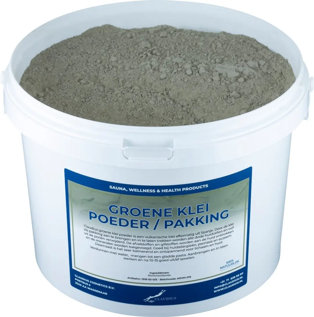 Splashbox Cosmetics Groene Klei Poeder 10 kg