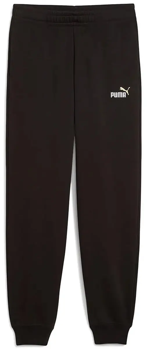 PUMA Ess 2 Color Nº1 Logo Trainingsbroek - 140cm - Zwart/Goud
