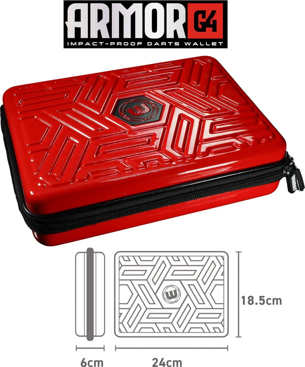 Winmau Armor G4 Red Dart Case