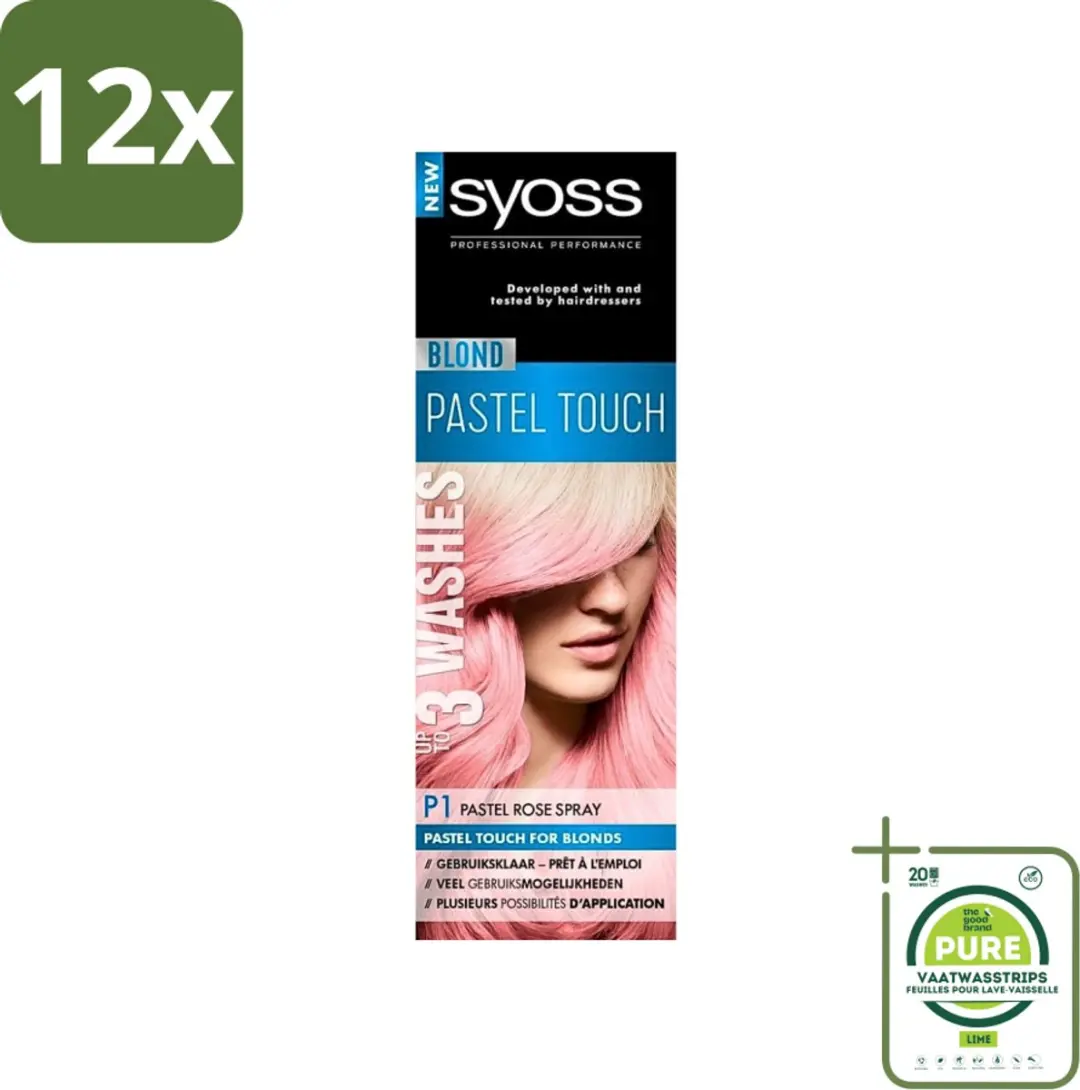SYOSS Color Blond Pastel Touch P1 Pastel Rose Haarverf Spray