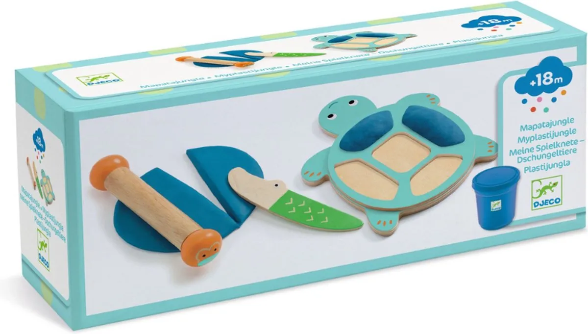 Djeco Plasticine Schildpad