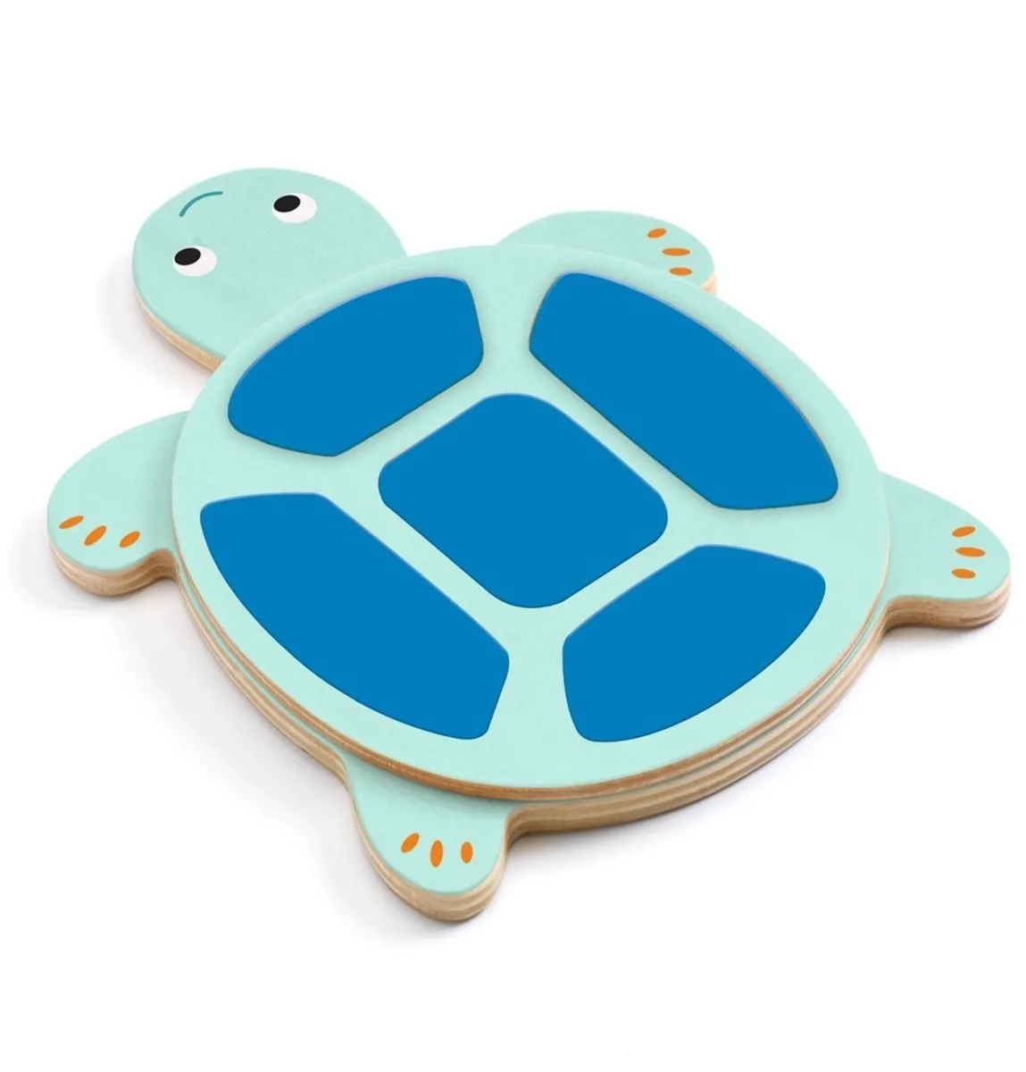Djeco Plasticine Schildpad - Multicolor - 5 Stuks