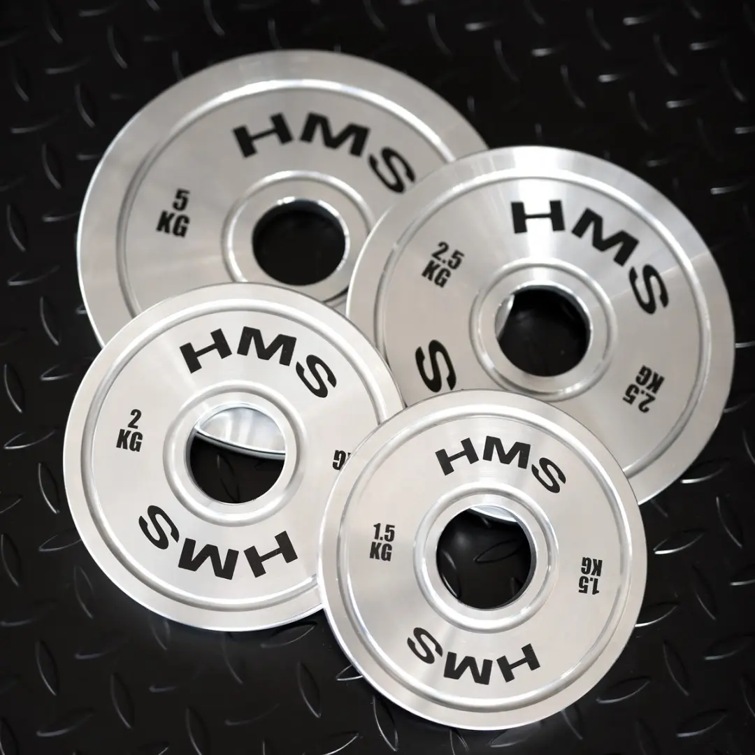 HMS Olympische Halteringschijven Set 2x 1,5-5 kg - 8 Stuks