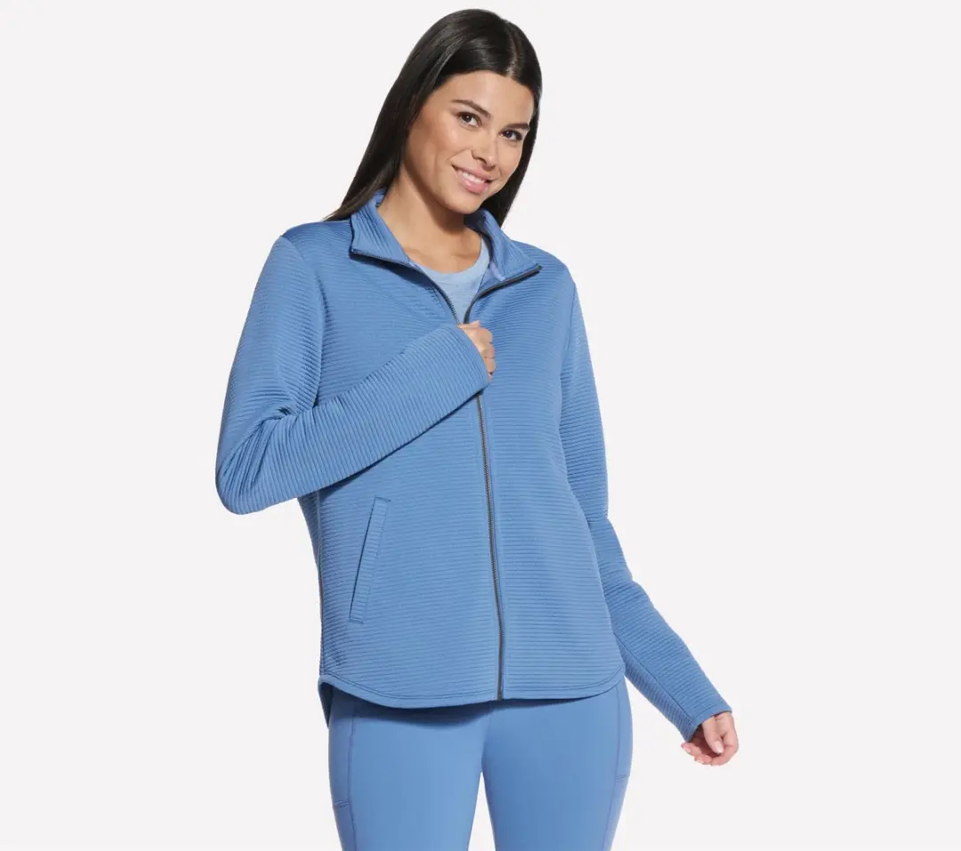 Skechers The Hoodless Hoodie Gowalk Dames Trui - Blauw