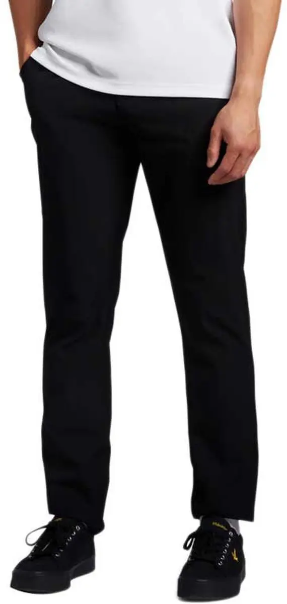 Lyle & Scott Stretch Broek Zwart 36 / 32 Man