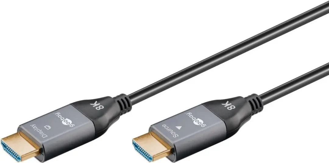Goobay HDMI Active Optical Kabel 2.1 8K 60Hz HDR - 30m - Zwart