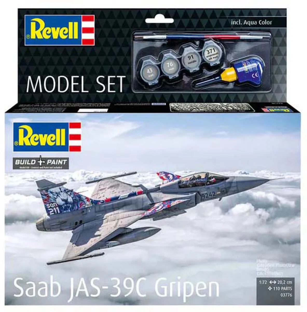 Revell Saab JAS-39C Gripen Modelbouwpakket 1:72