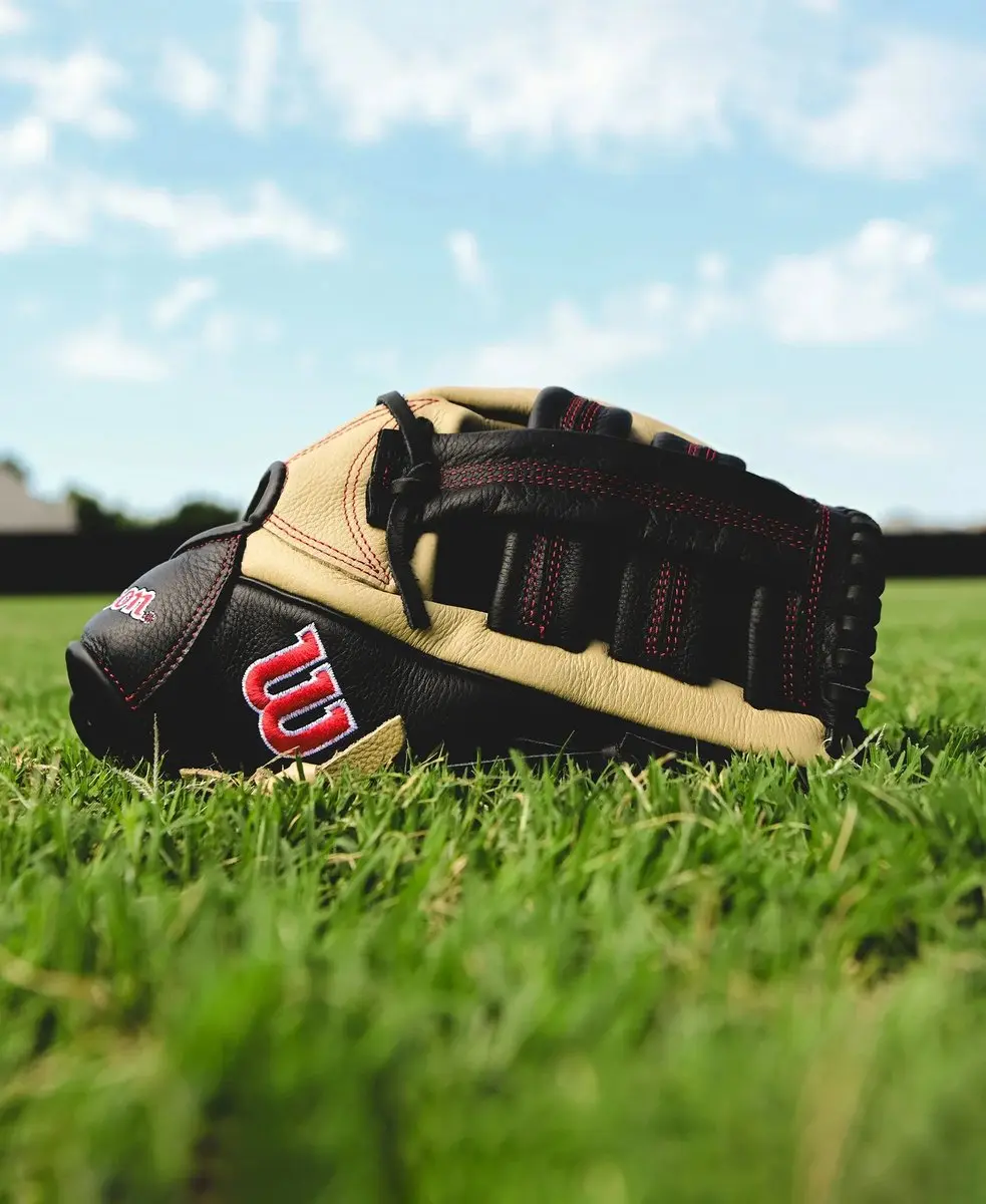 Wilson MLB A500 Honkbalhandschoen 12,5 inch - Blond/Zwart