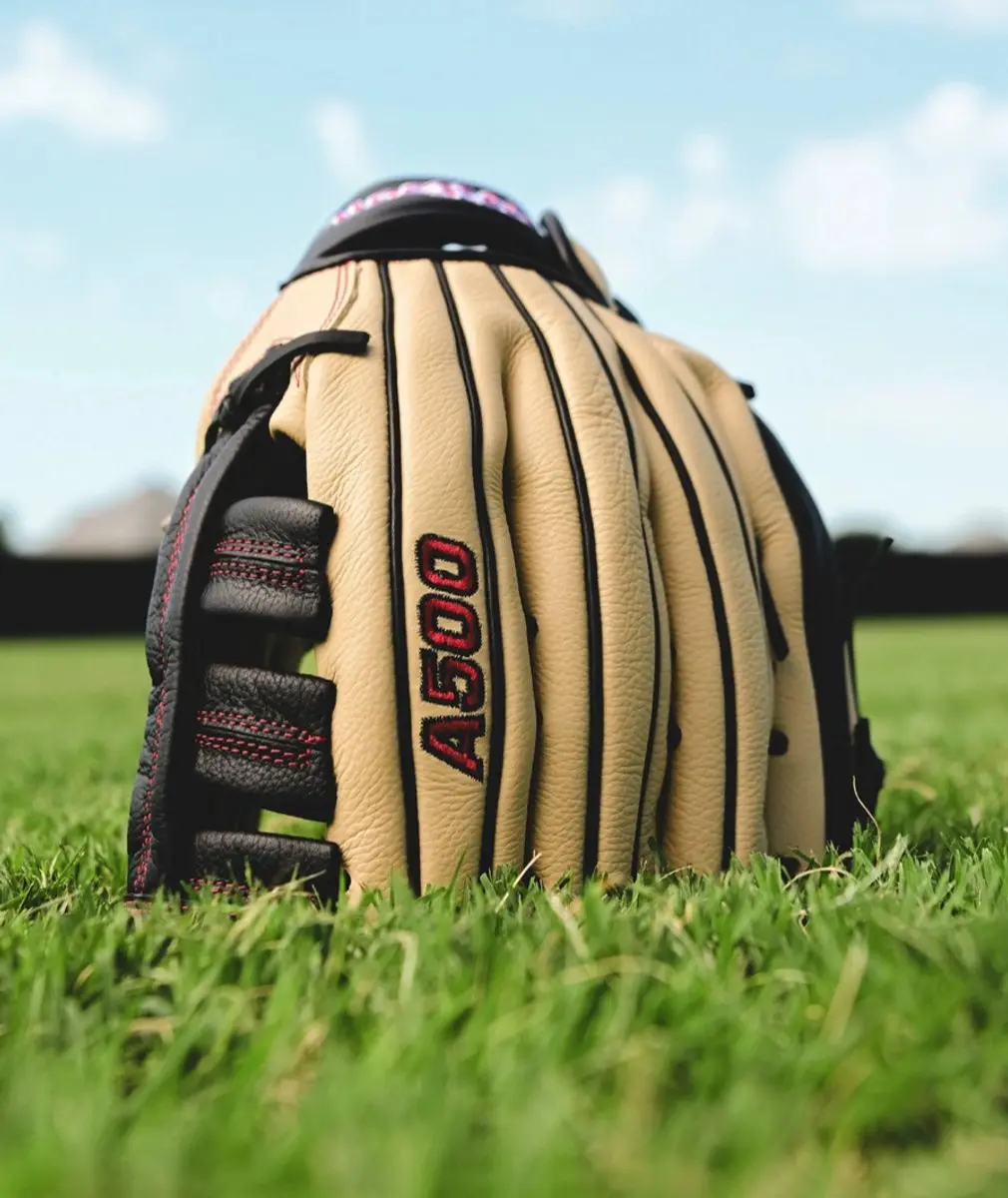 Wilson MLB A500 Honkbalhandschoen 12,5 inch - Blond/Zwart