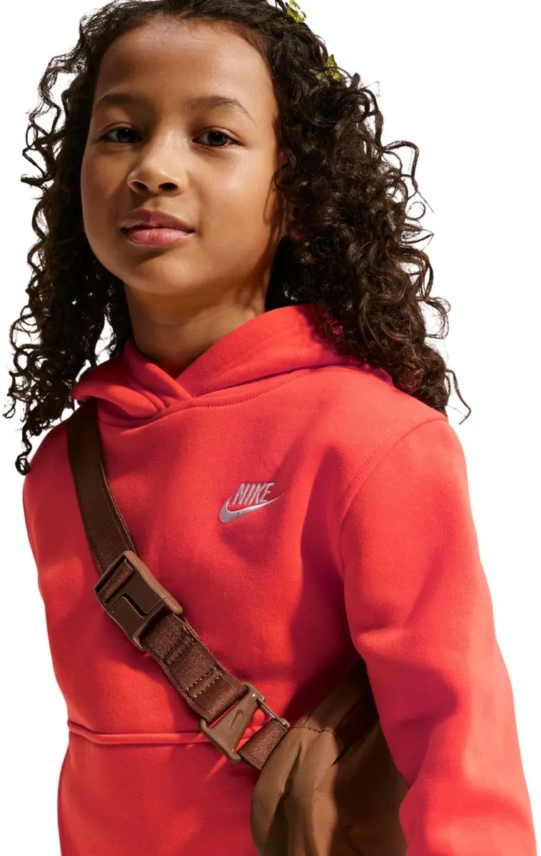 Nike Sportswear Club Fleece Sweater Kinderen - Oranje M
