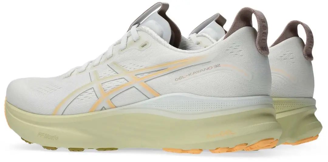 ASICS Gel Kayano 32 Hardloopschoenen 45 - Wit/Orange Glow