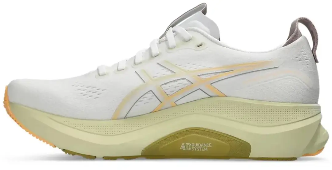 ASICS Gel Kayano 32 Hardloopschoenen 45 - Wit/Orange Glow