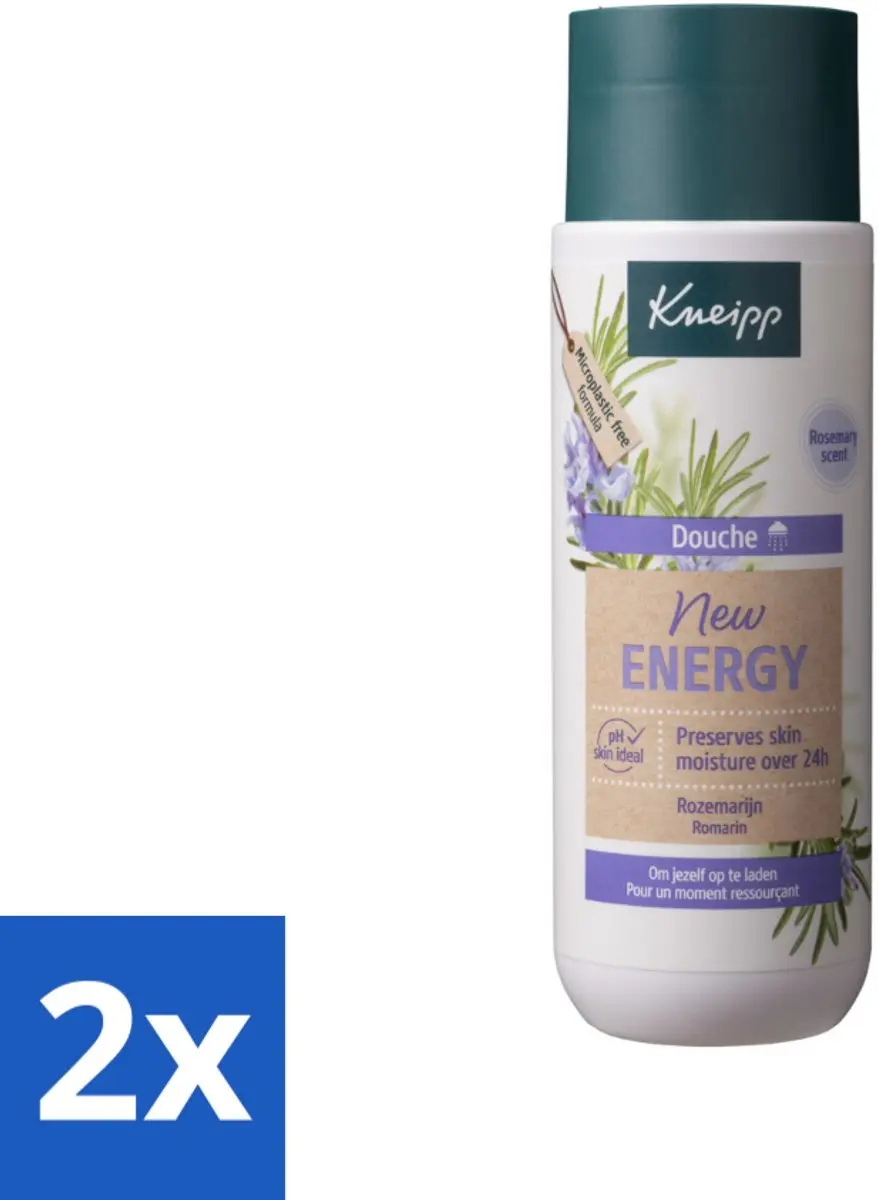 2 x Kneipp Douche New Energy 200 ml