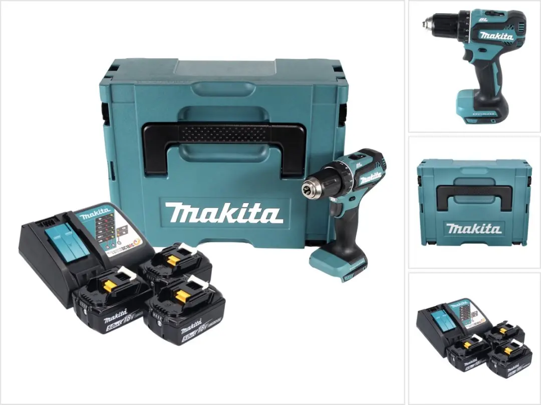 Makita DDF485RTJ3 Boor-/schroefmachine